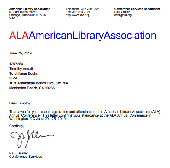 ALA American Library Association