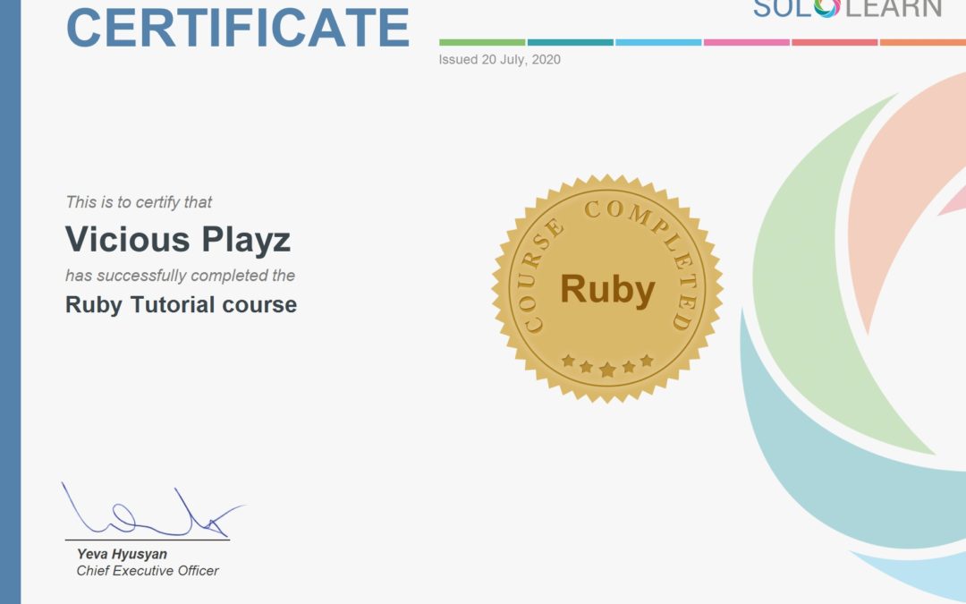 SoloLearn – Ruby