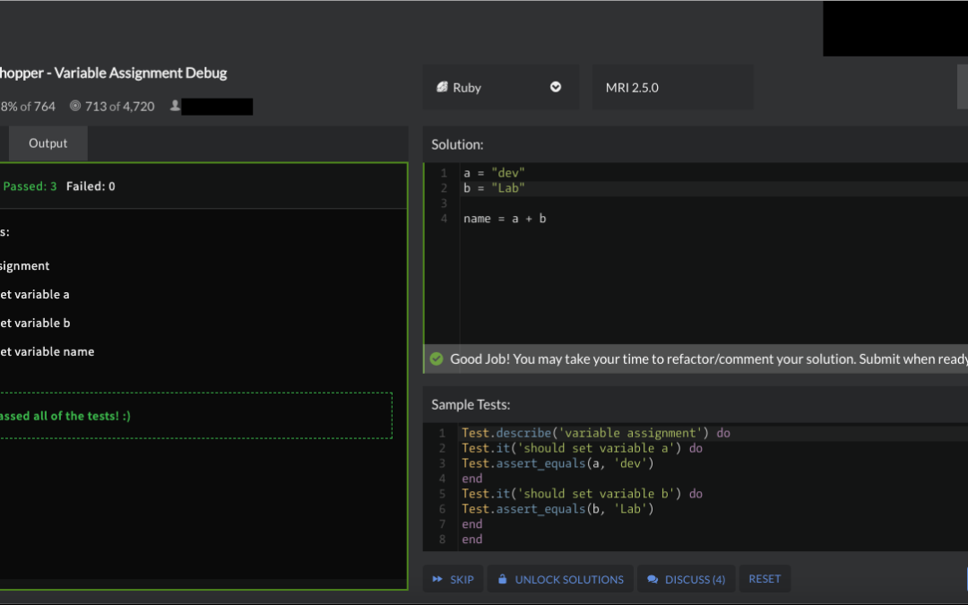 Grasshopper – Variable Assignment Debug