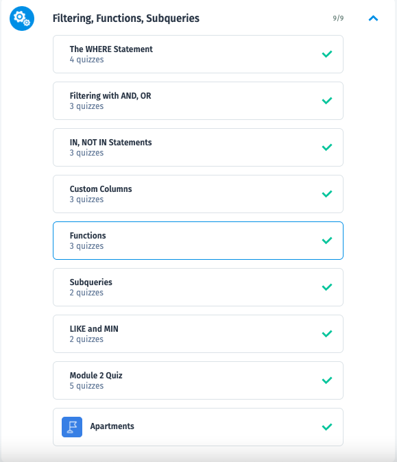 Sololearn – SQL