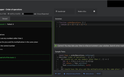 “Grasshopper – Order of operations” – Codewars