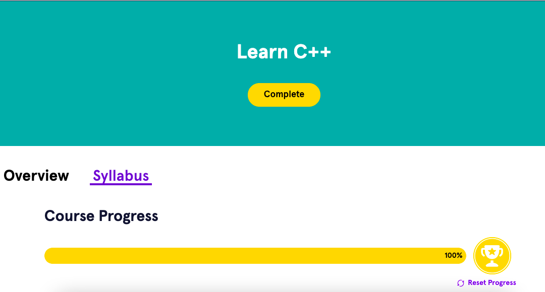 Codecademy – C++