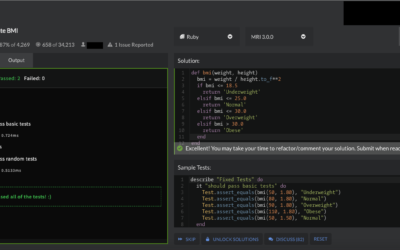 Calculate BMI – Codewars