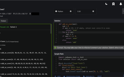 Odd or Even? – Codewars