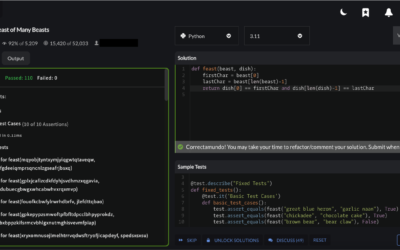 “The Feast of Many Beasts” – Codewars