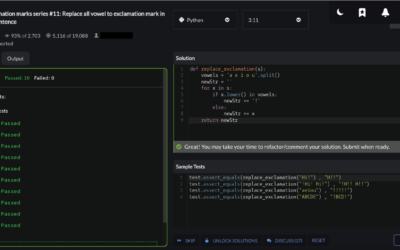 “Exclamation marks series number 11” – Codewars