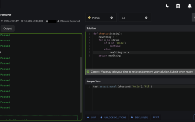 “Vowel remover” – Codewars