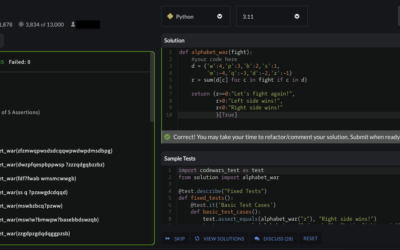 “Alphabet war” – Codewars