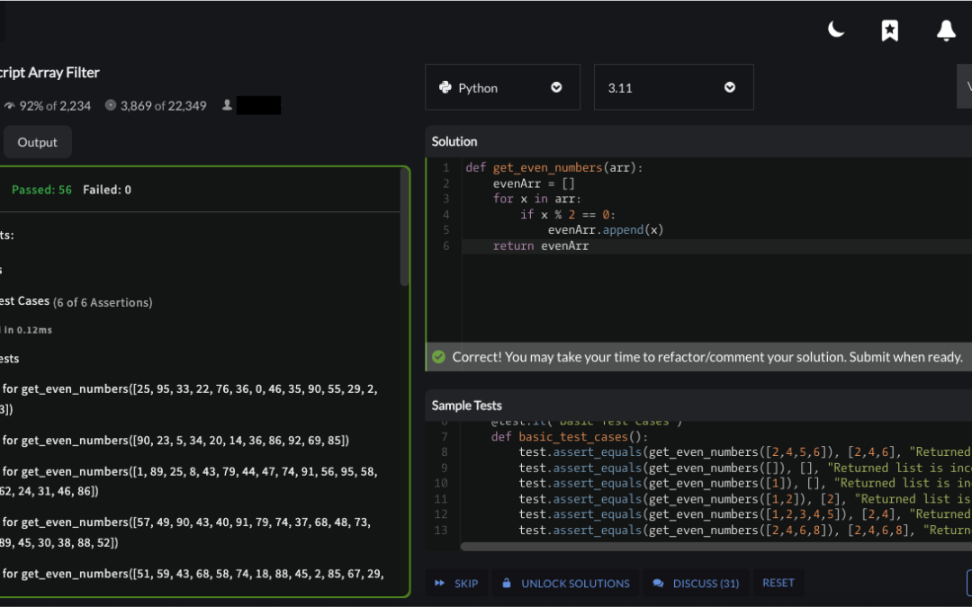 “JavaScript Array Filter” – Codewars