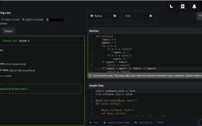 “Fix string case” – Codewars