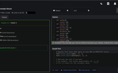 “Fundamentals: Return” – Codewars